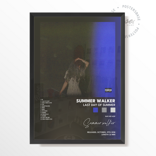 summer walker Last Day Of Summer poster