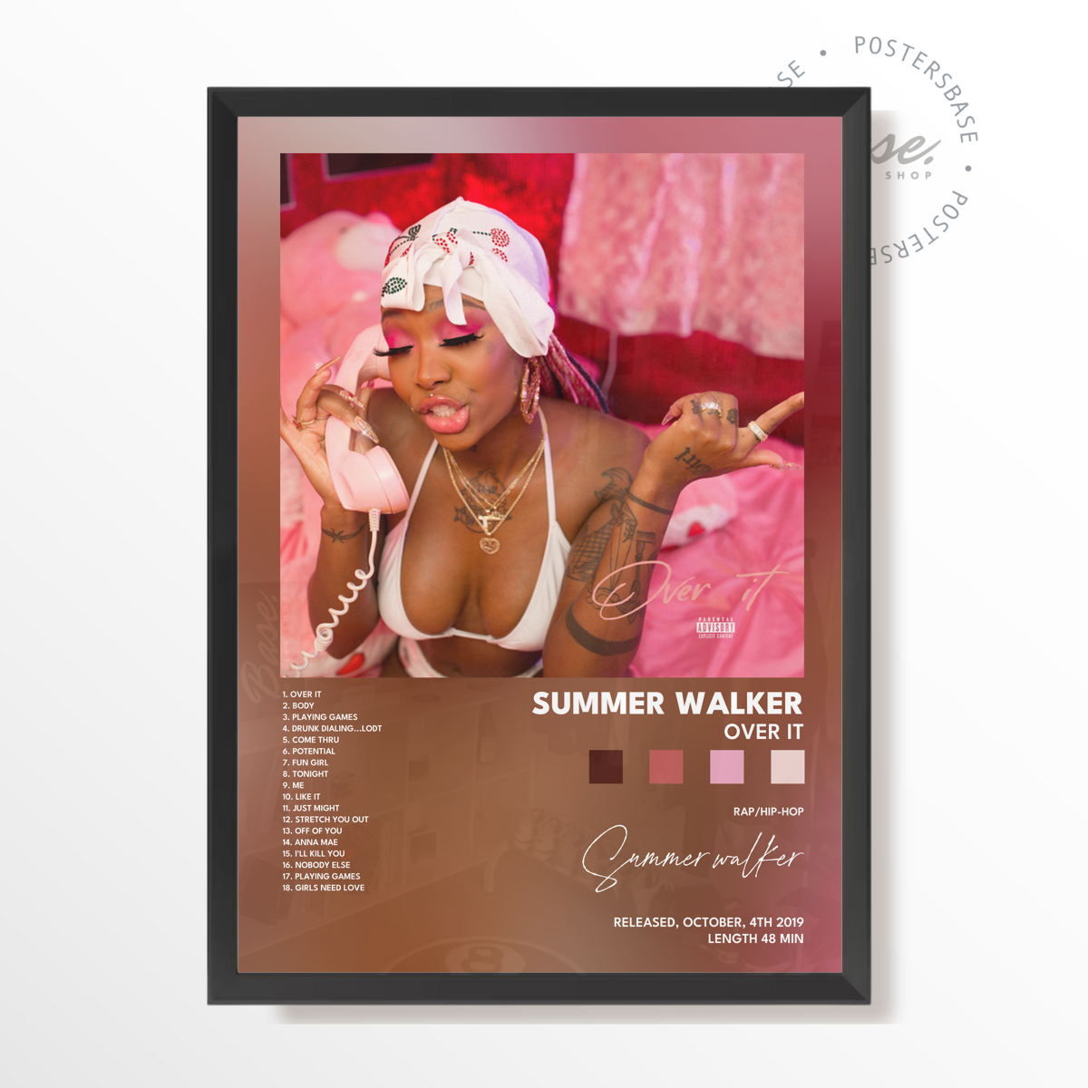 summer walker Over It poster