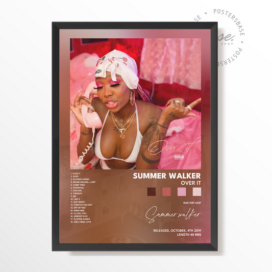 summer walker Over It poster