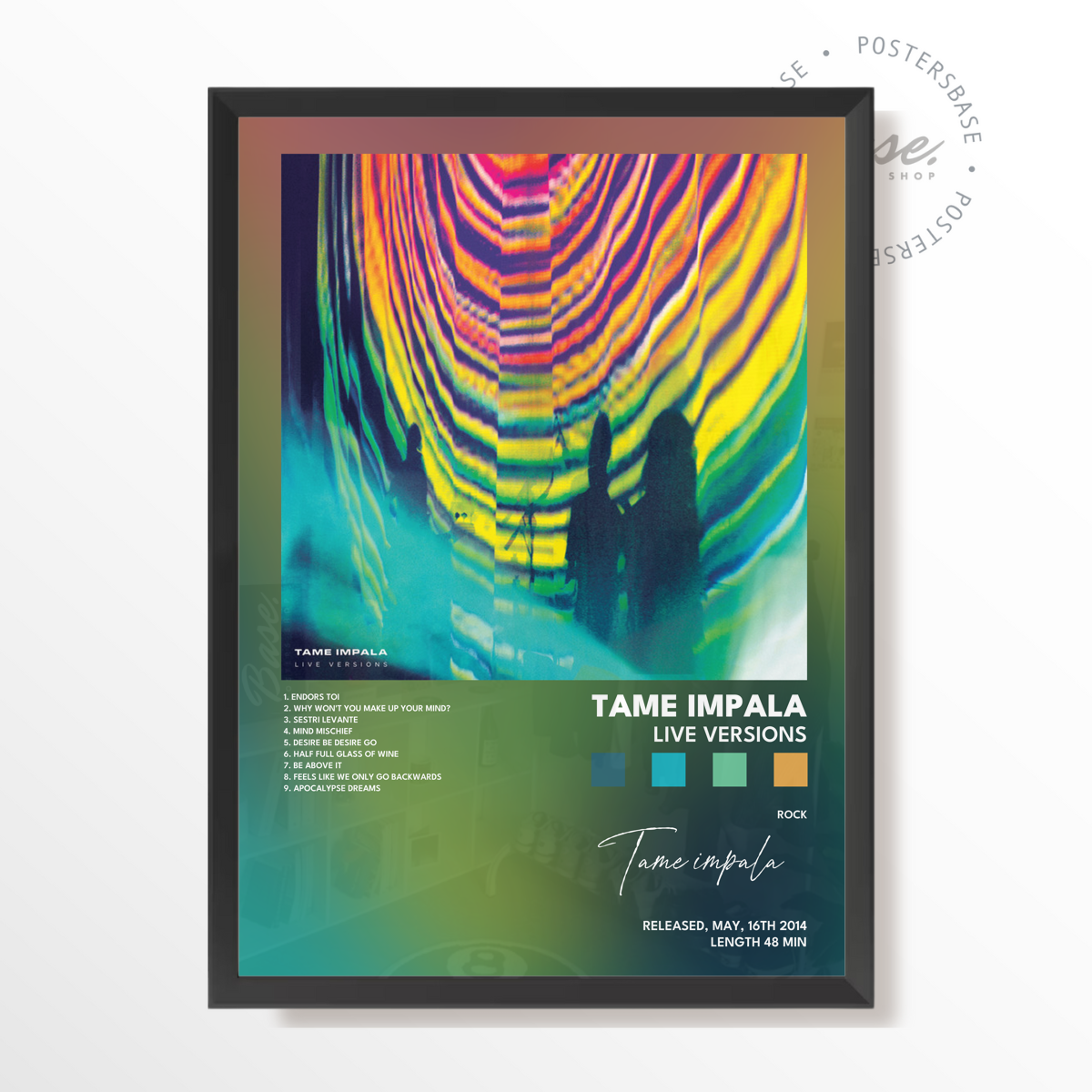 tame impala Live Versions poster