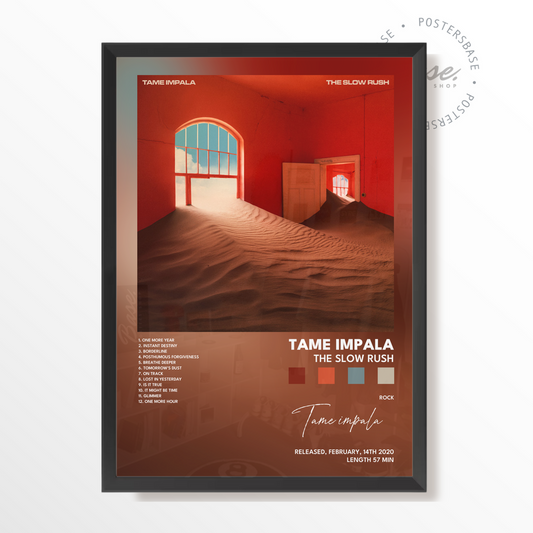 tame impala The Slow Rush poster