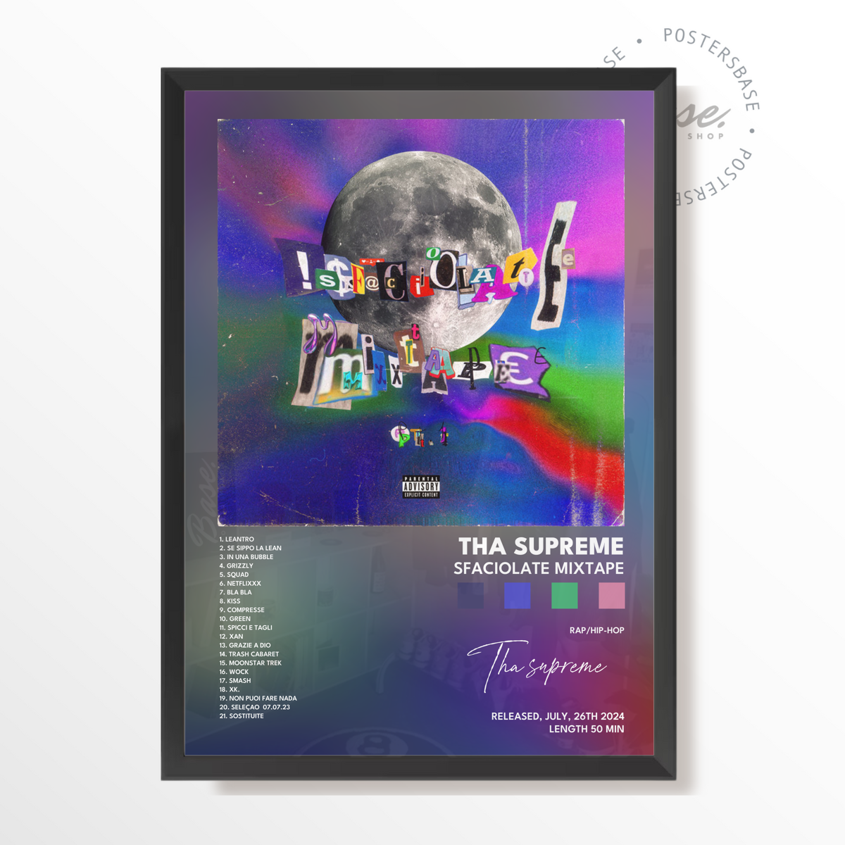 tha supreme sFaCioLaTe miXTaPe poster