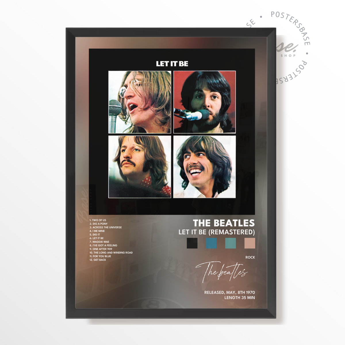 the beatles Let It Be Remastered poster