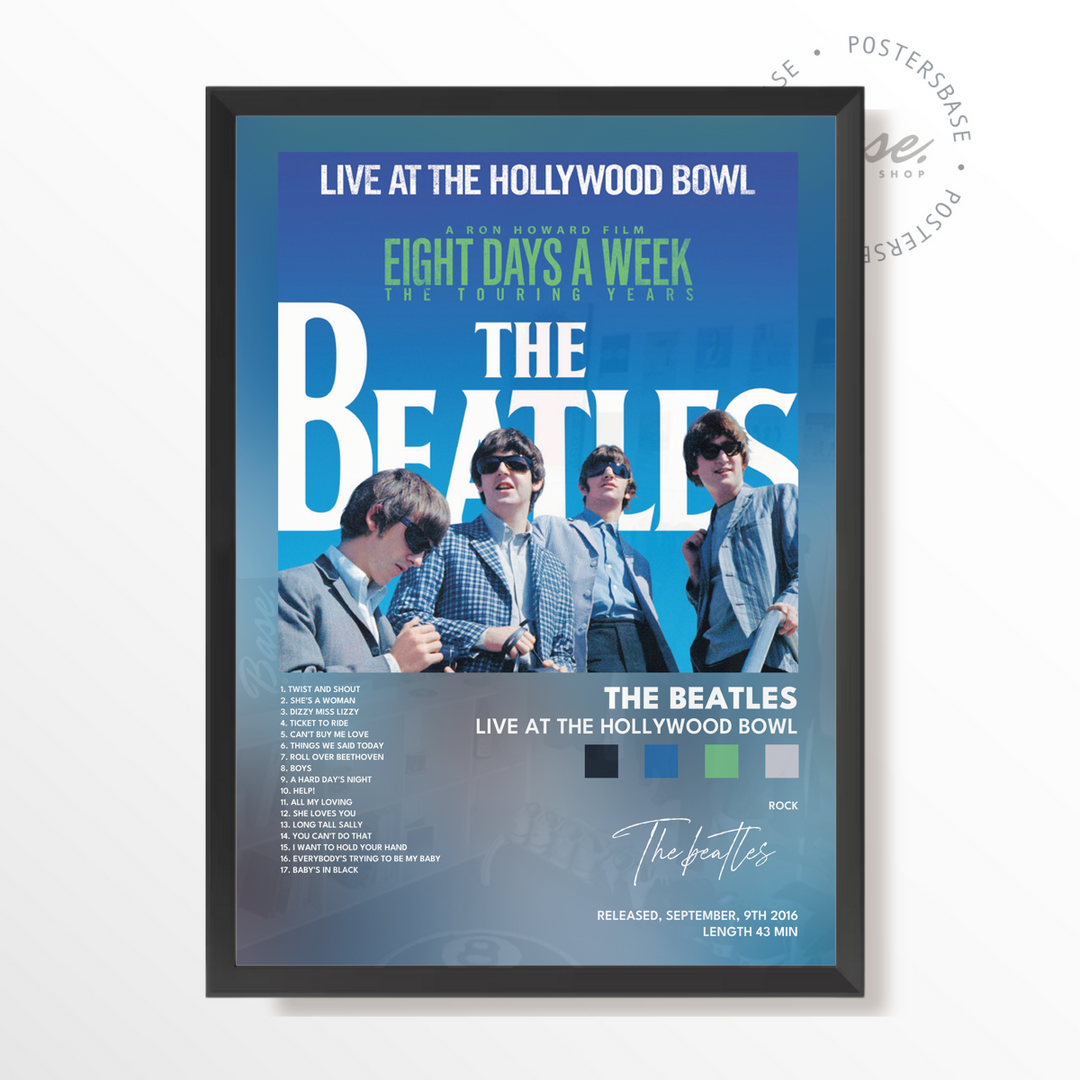 the beatles Live At The Hollywood Bowl poster Poster – from 6.95 