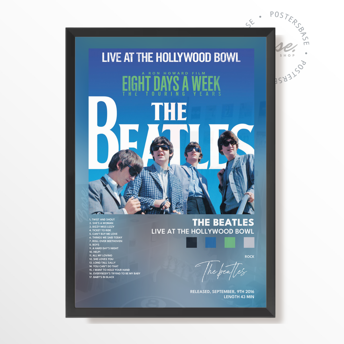 the beatles Live At The Hollywood Bowl poster