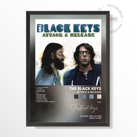 the black keys Attack  Release poster