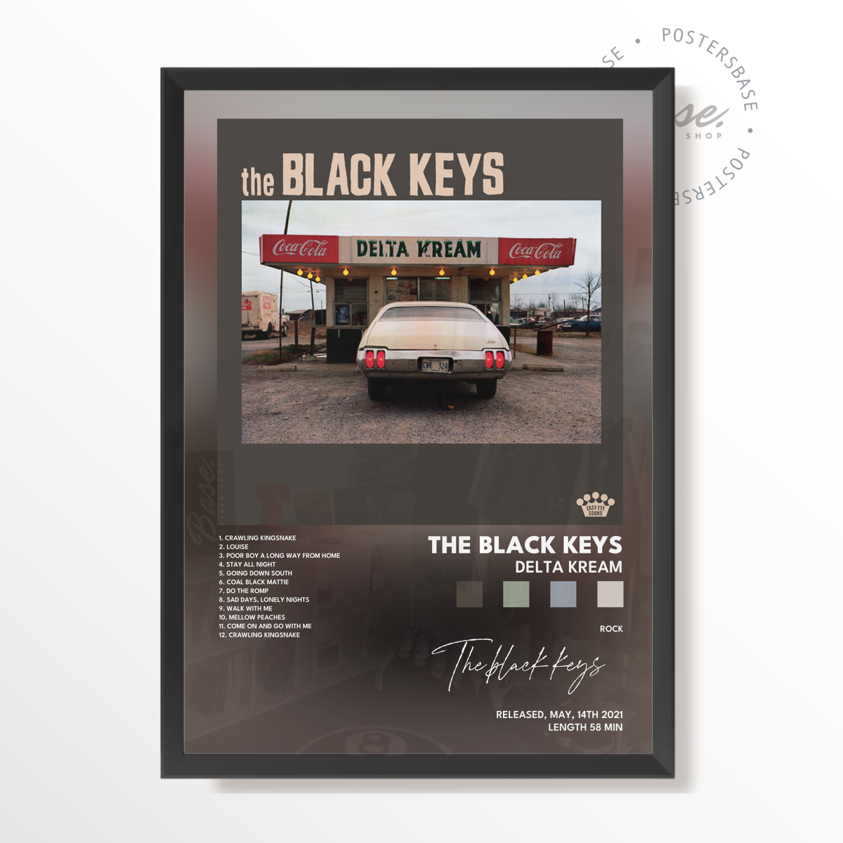 the black keys Delta Kream poster