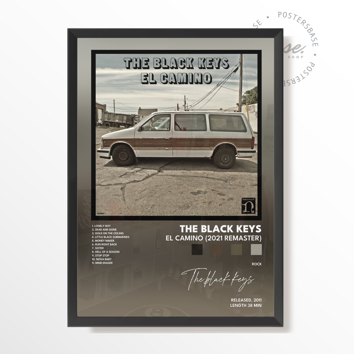 the black keys El Camino 2021 Remaster poster