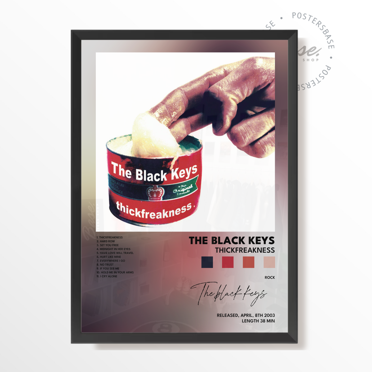 the black keys Thickfreakness poster