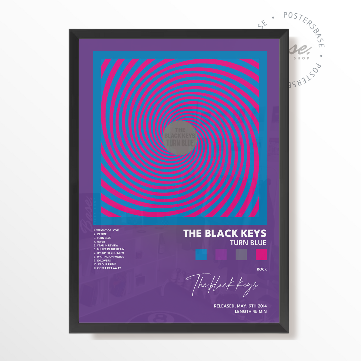 the black keys Turn Blue poster