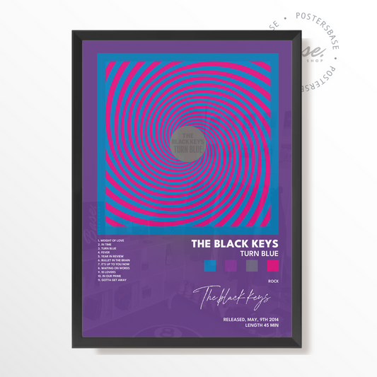 the black keys Turn Blue poster