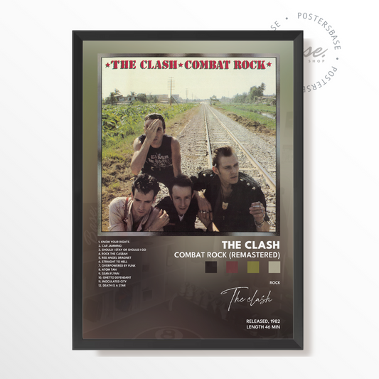 the clash Combat Rock Remastered poster