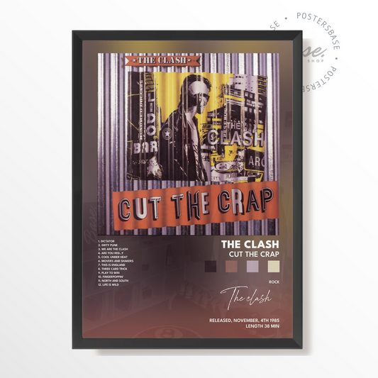 the clash Cut The Crap poster