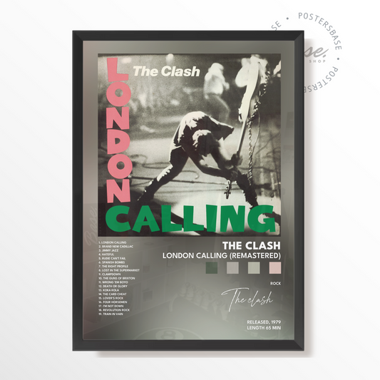 the clash London Calling Remastered poster