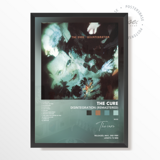 the cure Disintegration Remastered poster