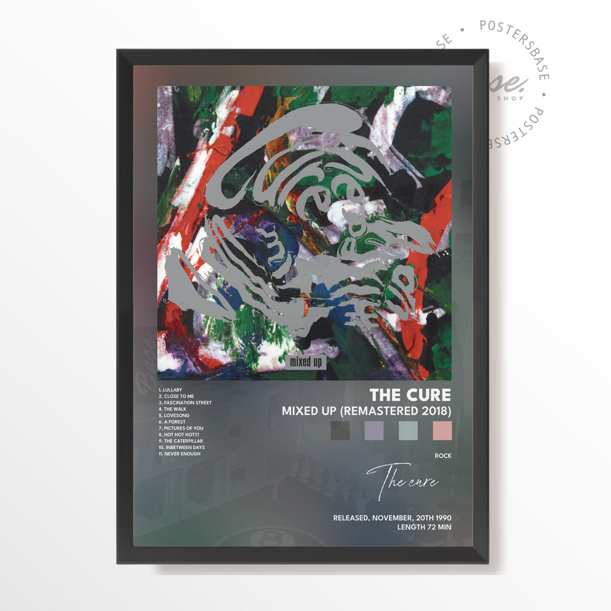 the cure Mixed Up Remastered 2018 poster