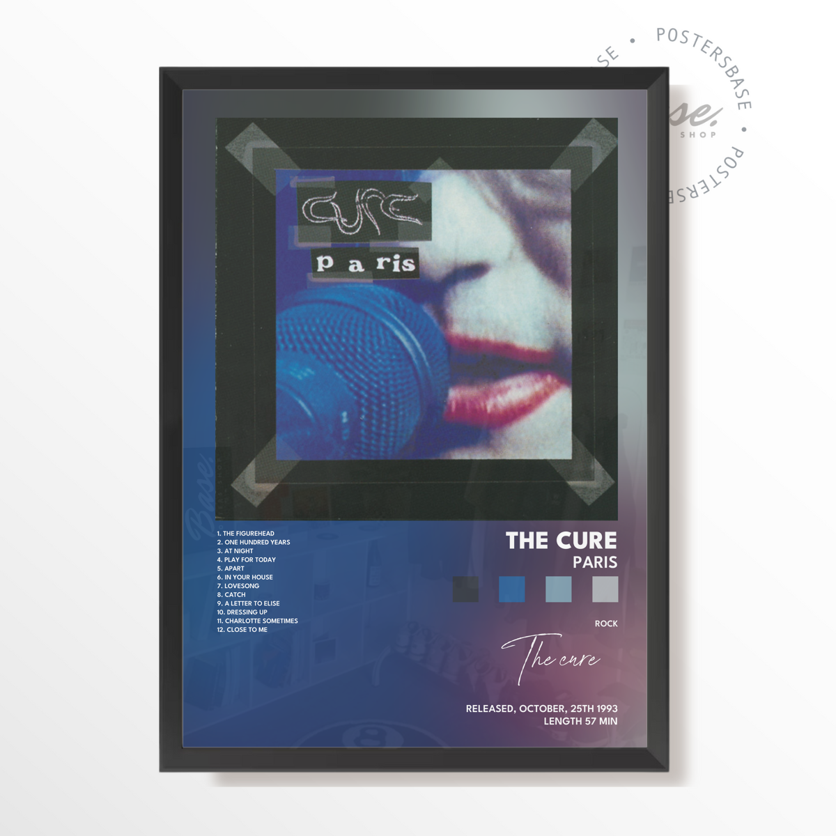 the cure Paris poster