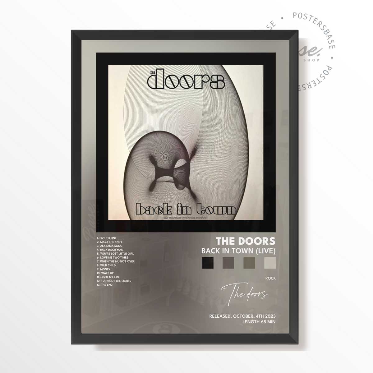 the doors Back In Town Live poster