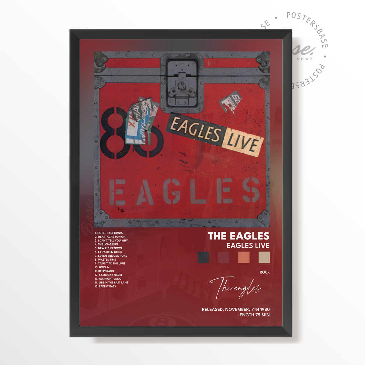 the eagles Eagles Live poster