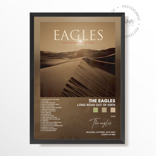 the eagles Long Road out of Eden poster