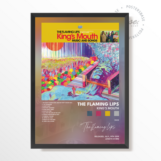 the flaming lips Kings Mouth poster