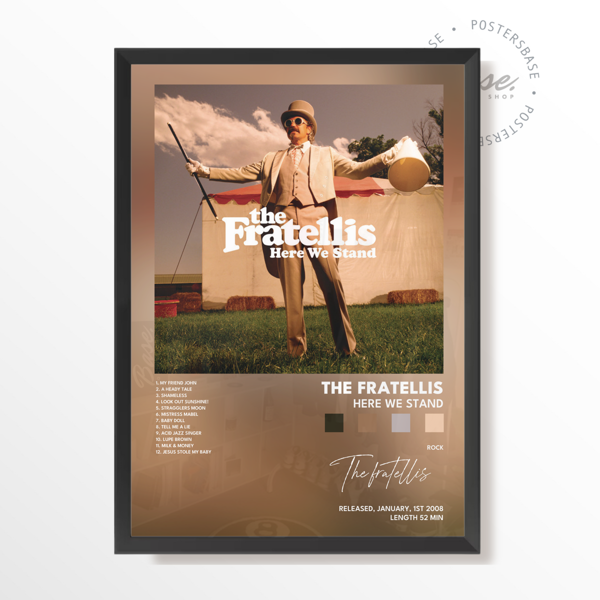 the fratellis Here We Stand poster