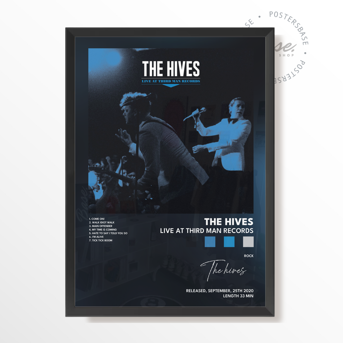 the hives Live at Third Man Records poster