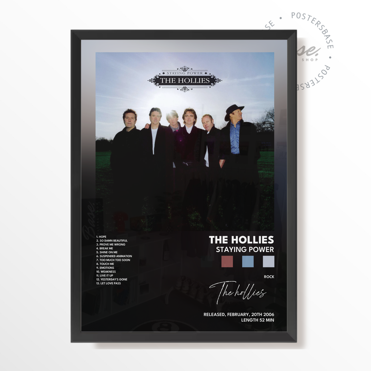 the hollies Staying Power poster