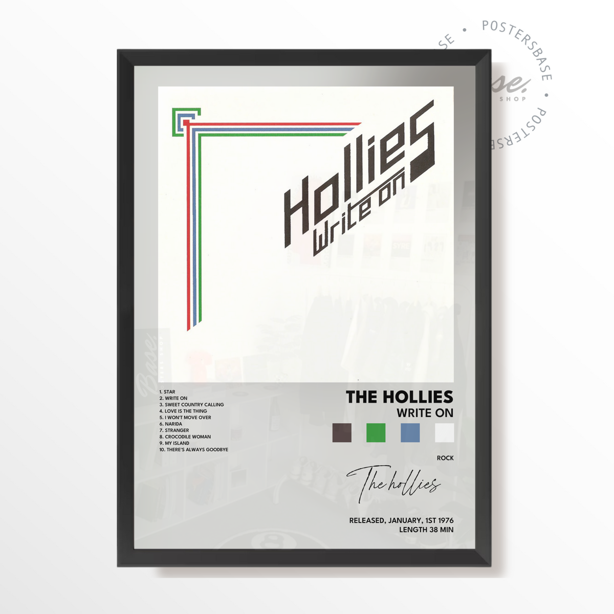 the hollies Write On poster