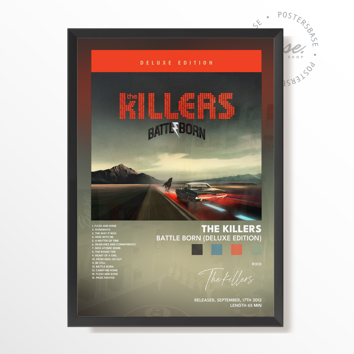 the killers Battle Born Deluxe Edition poster