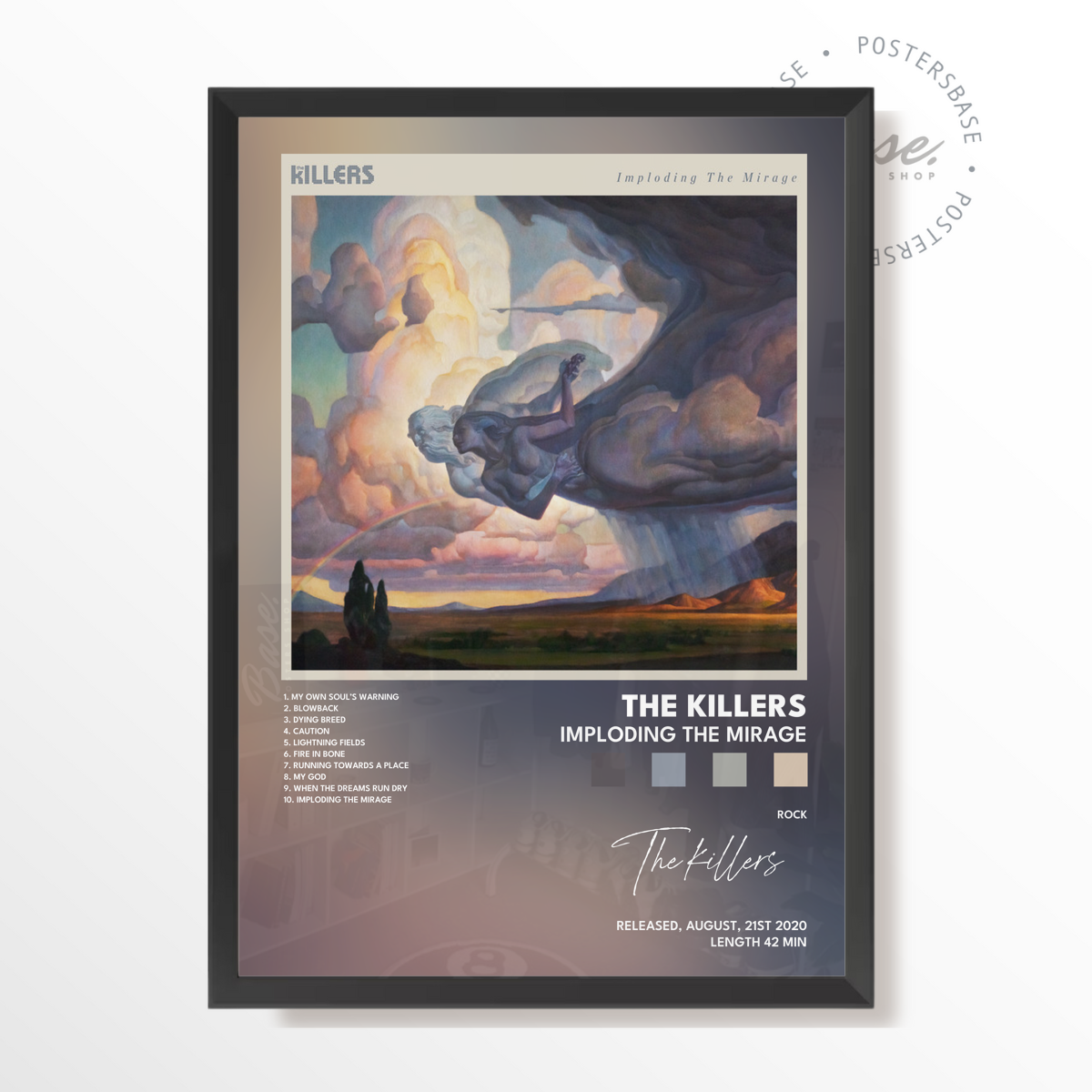 the killers Imploding The Mirage poster