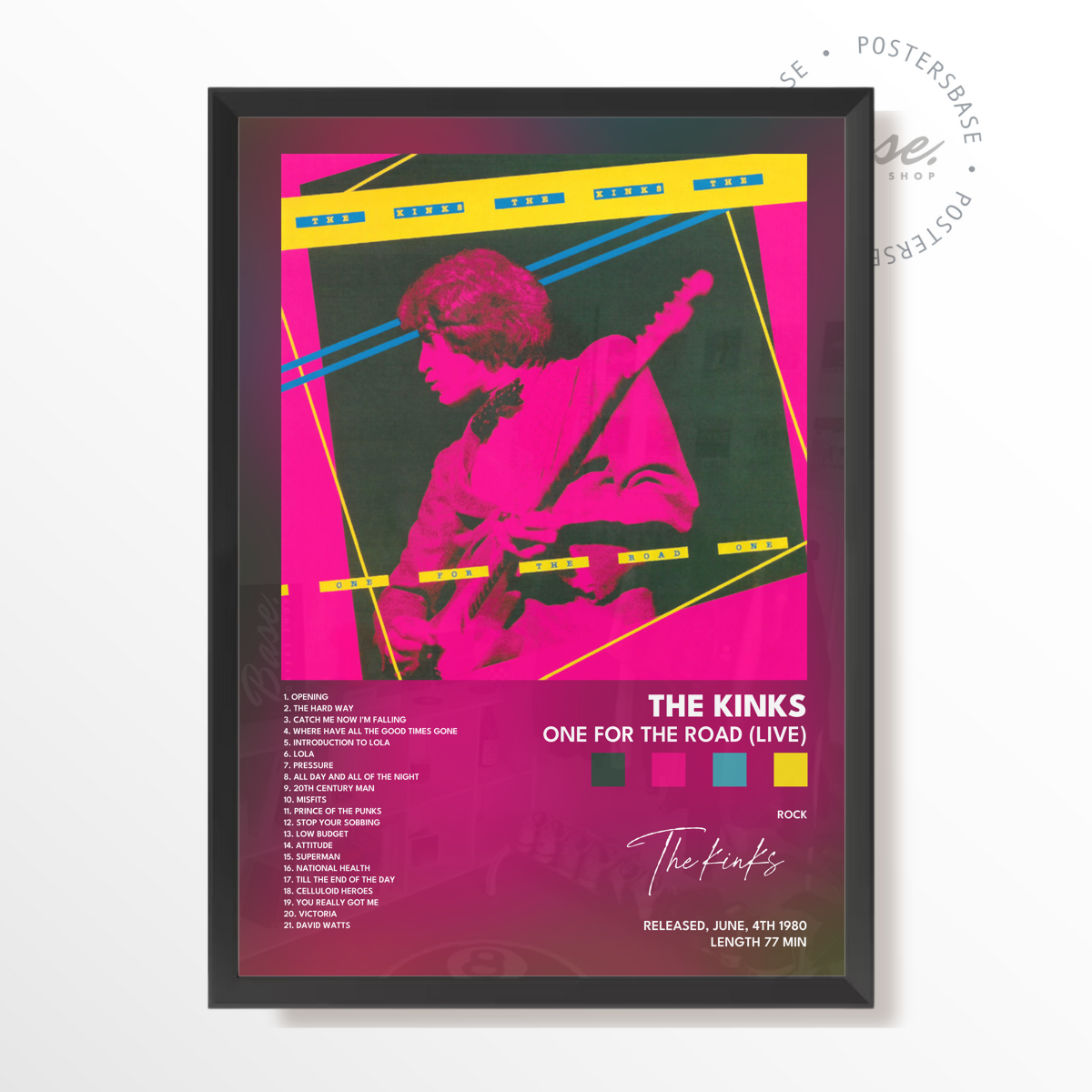 the kinks One for the Road Live poster