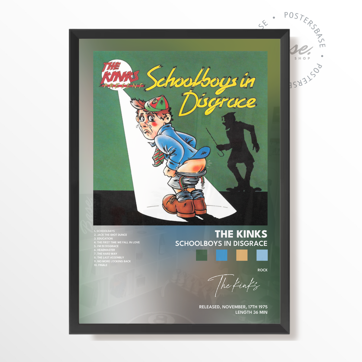 the kinks Schoolboys in Disgrace poster