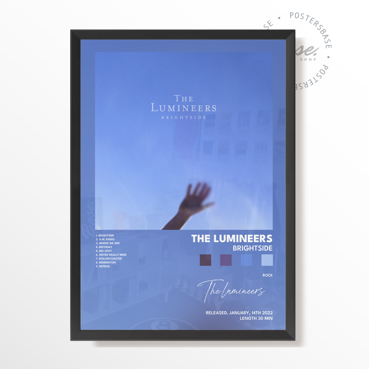 the lumineers BRIGHTSIDE poster