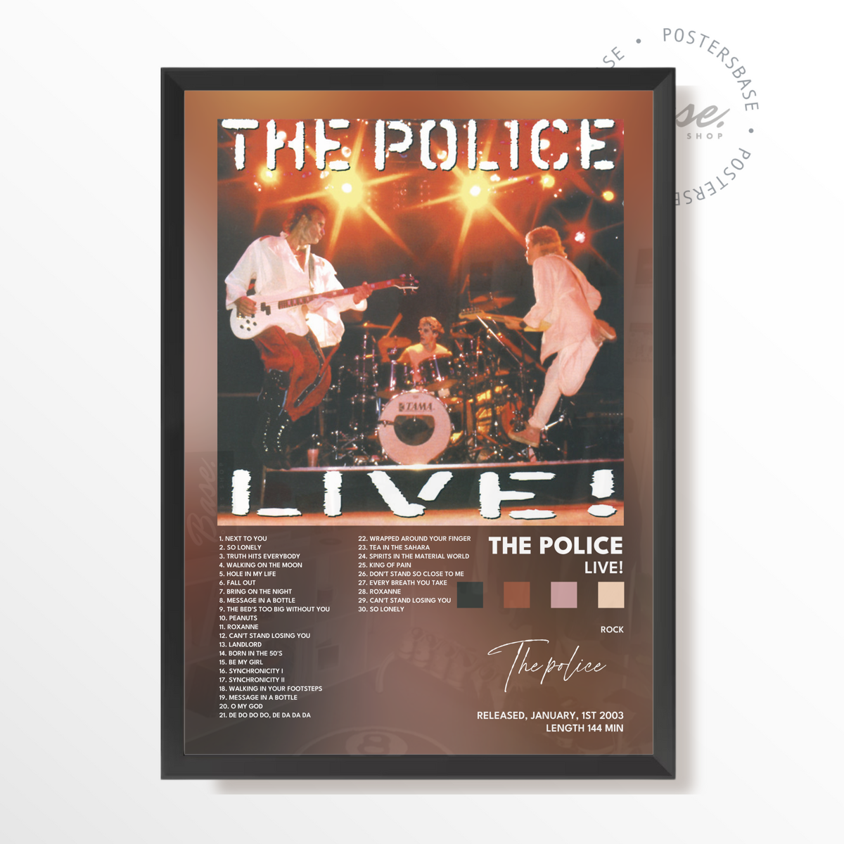 the police Live poster