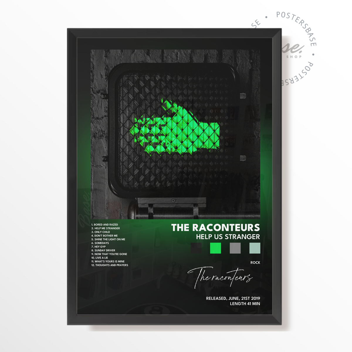 the raconteurs Help Us Stranger poster