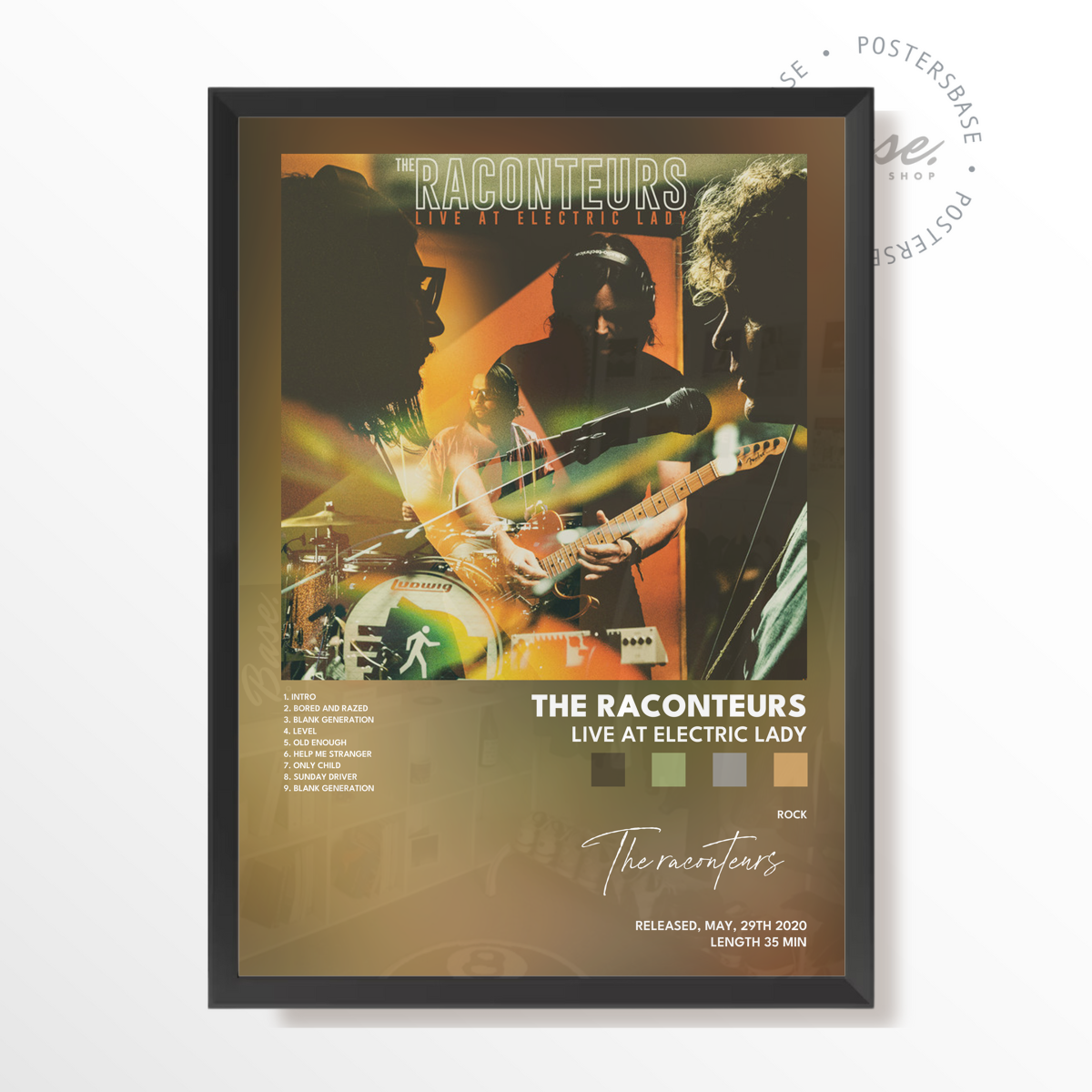 the raconteurs Live At Electric Lady poster