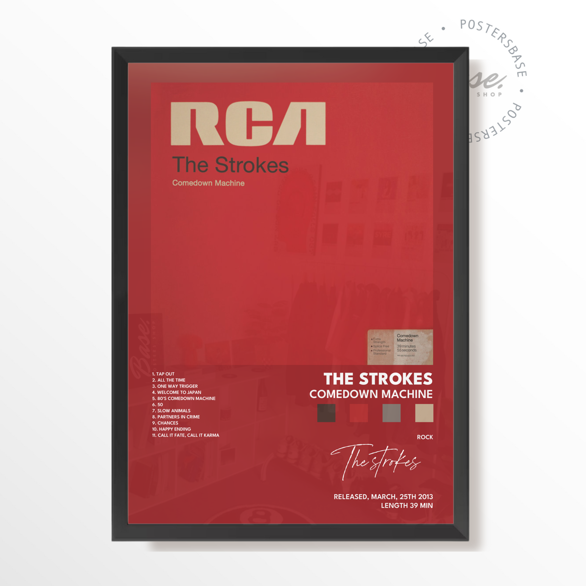 the strokes Comedown Machine poster