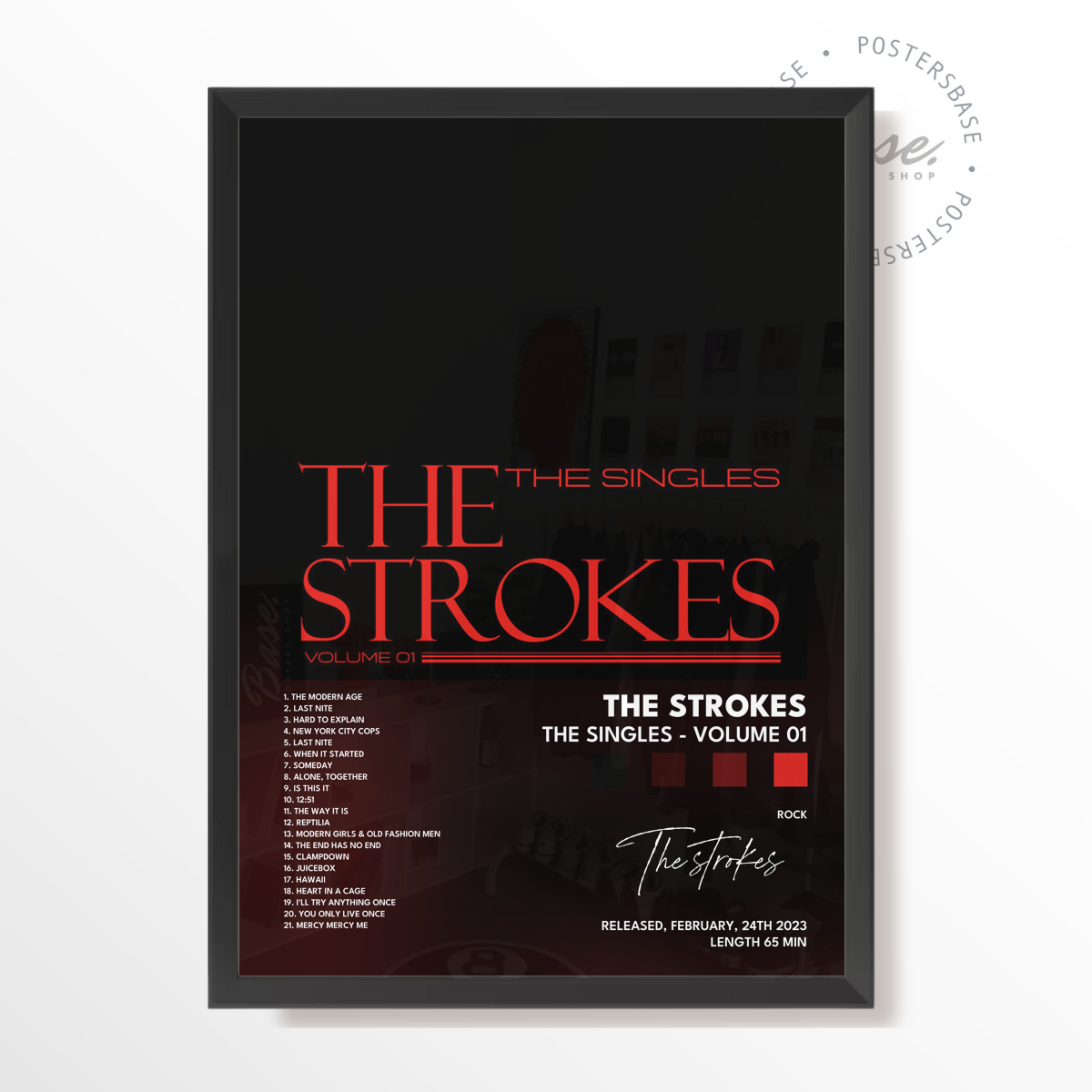 the strokes The Singles   Volume 01 poster