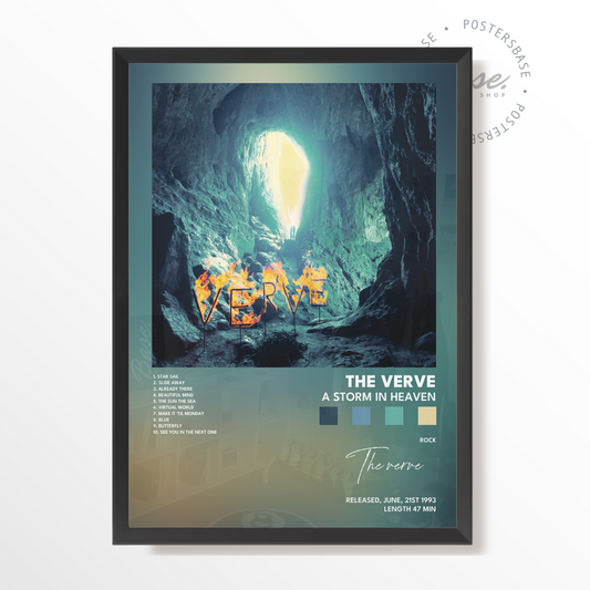 the verve A Storm In Heaven poster