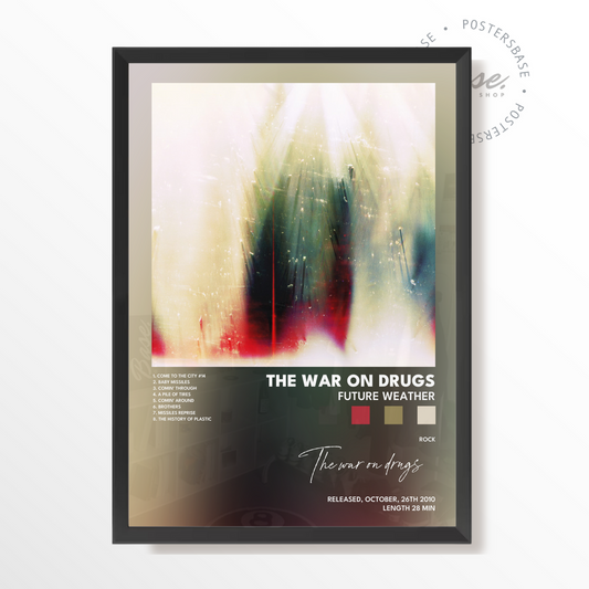 the war on drugs Future Weather poster