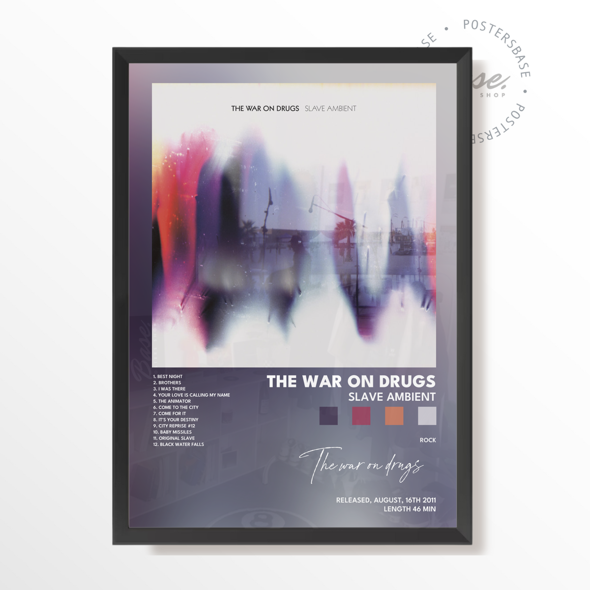 the war on drugs Slave Ambient poster