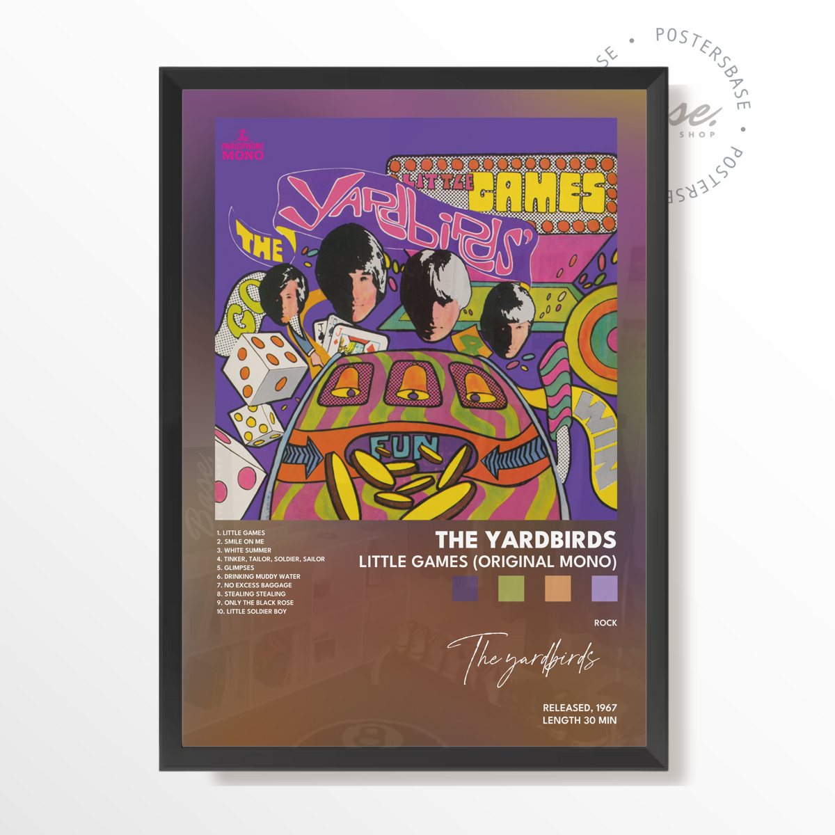 the yardbirds Little Games Original Mono poster