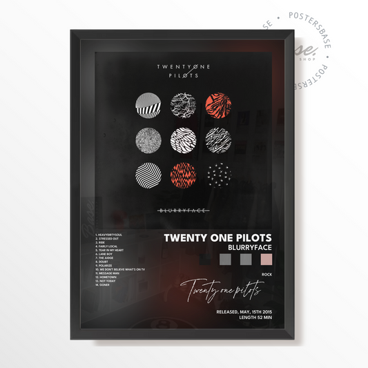 twenty one pilots Blurryface poster