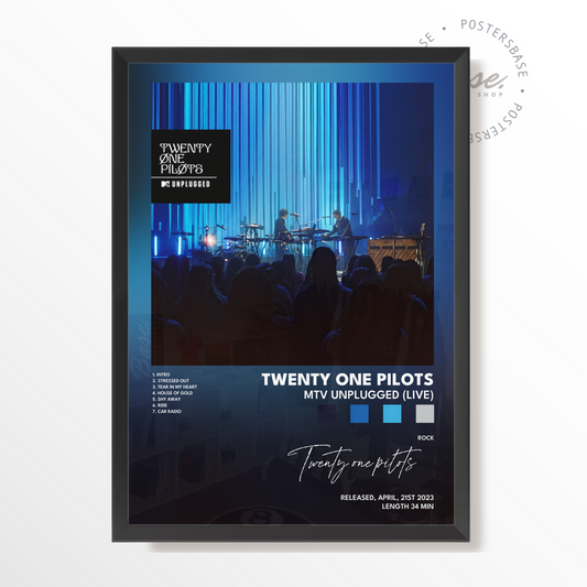 twenty one pilots MTV Unplugged Live poster