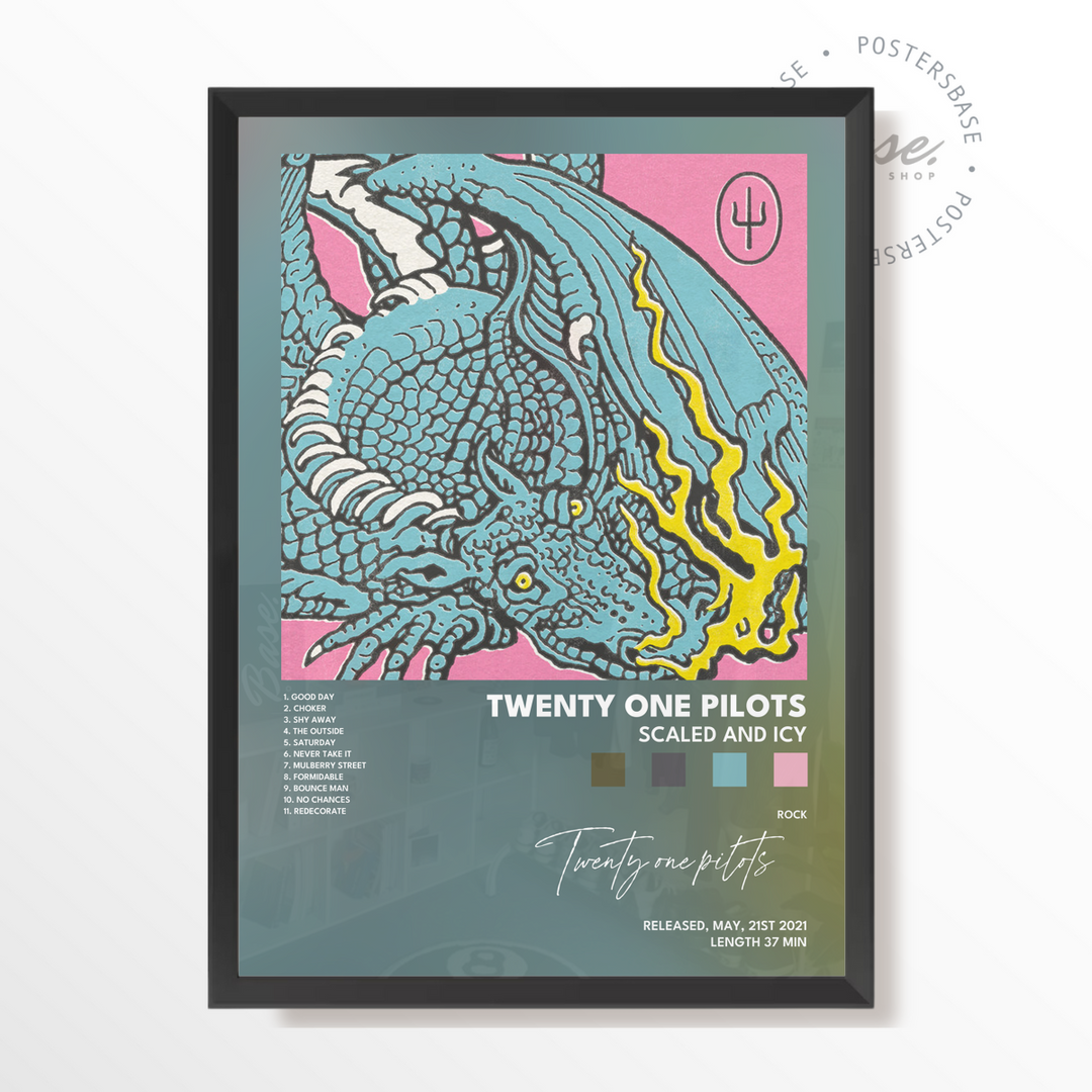 twenty one pilots Scaled And Icy poster Poster – from 6.95€ | Free