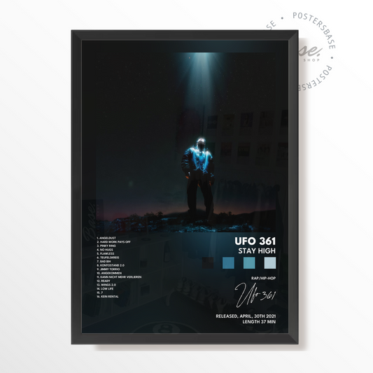 ufo 361 STAY HIGH poster