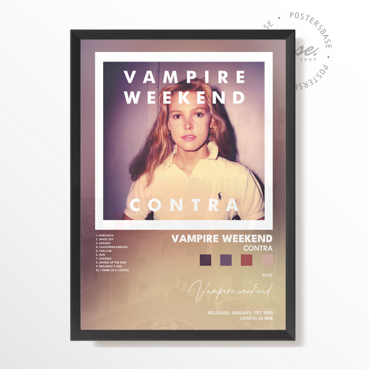 vampire weekend Contra poster