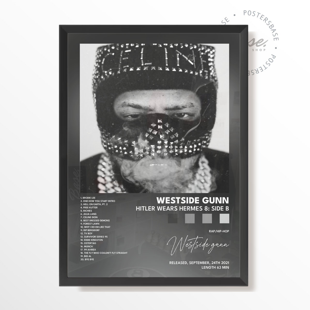 westside gunn Hitler Wears Hermes 8 Side B poster