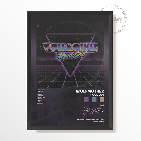 wolfmother Rock Out poster